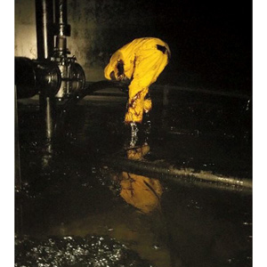 Number 6 oil tank clean out.