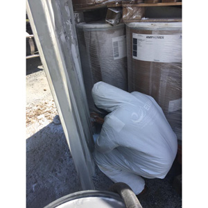 Emergency response spill clean up.