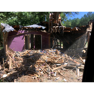 Demolition project - residential home.