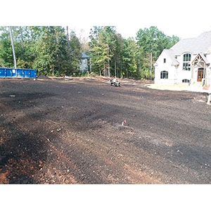 Compost seeding - residential home.