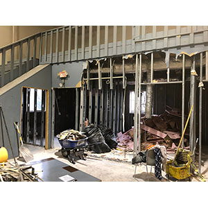 Interior demolition.