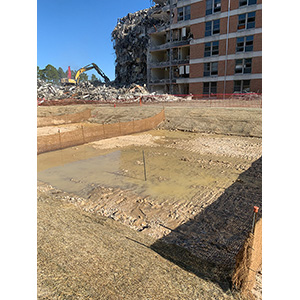 Installation of Sediment Basin